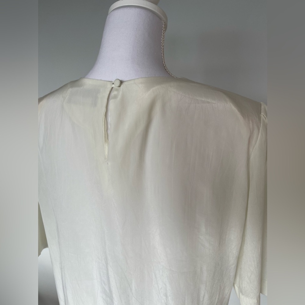 Vintage Michelle Stuart Blouse | Pleated Front | Size L | EUC - Picture 7 of 10